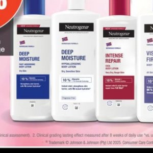 Body lotion at Checkers