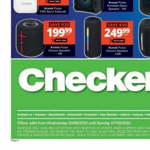 Seafood at Checkers Hyper