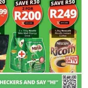Coffee nescafe  at Checkers Hyper