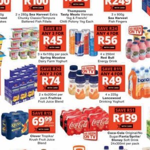 Yoghurt at Checkers