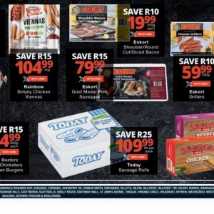 Sausages at Checkers