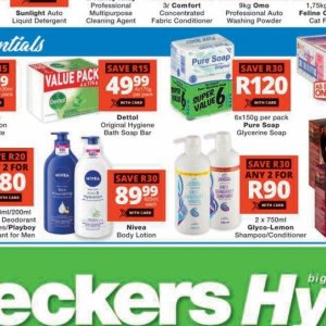 Soap nivea  at Checkers Hyper