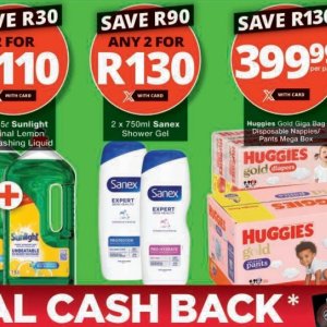 Shower gel at Checkers Hyper