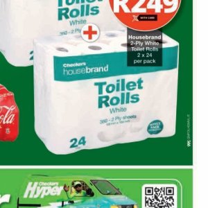 Toilet rolls at Checkers Hyper