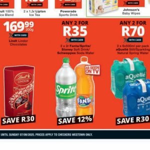 Fizzy drink at Checkers