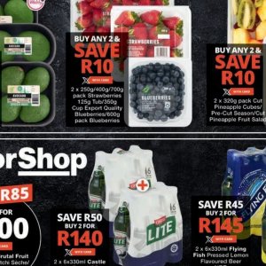 Strawberries at Checkers