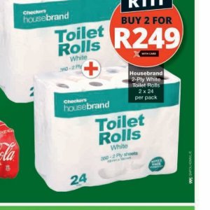 Toilet rolls at Checkers Hyper