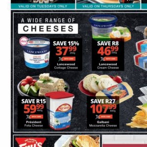 Cottage cheese at Checkers