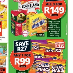 Cereal at Checkers Hyper