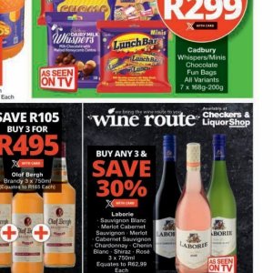 Wine at Checkers Hyper