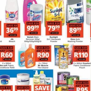 Stain remover at Checkers