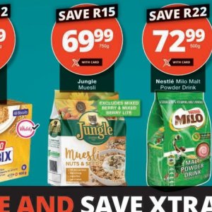 Muesli at Checkers
