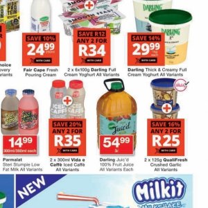Yoghurt at Checkers