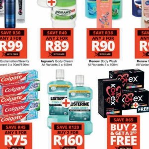 Body cream at Checkers Hyper