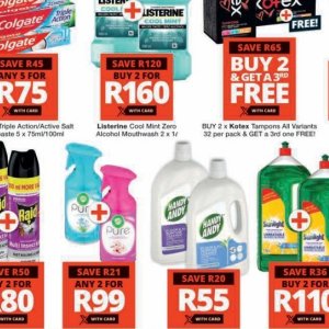 Mouthwash listerine  at Checkers Hyper