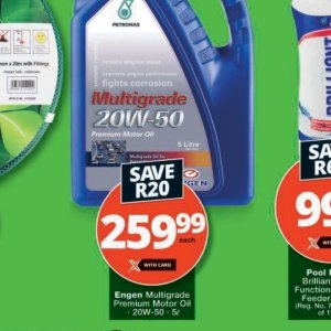 Engine oil at Checkers Hyper