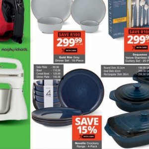 Dinner set at Checkers Hyper