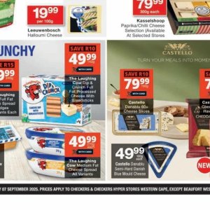 Cheese at Checkers