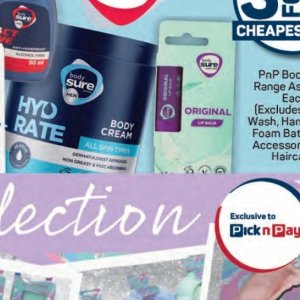 Body cream at Pick n Pay Hyper