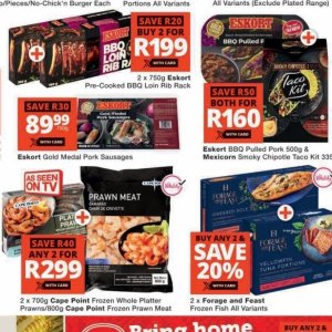 Sausages at Checkers