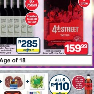 Wine at Pick n Pay Hyper