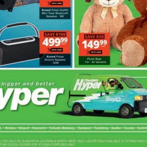 Speaker at Checkers Hyper
