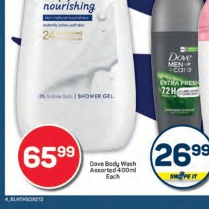 Shower gel dove  at Pick n Pay Hyper