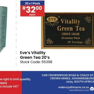 Tea at Africa Cash and Carry