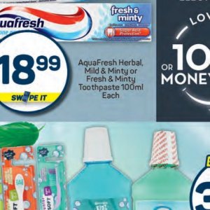 Toothpaste aquafresh  at Pick n Pay Hyper