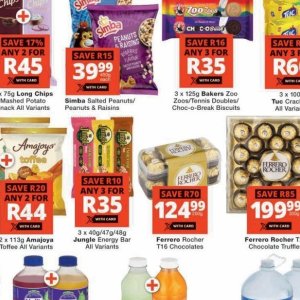 Raisins at Checkers