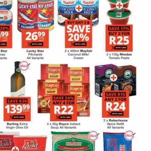 Coconut milk at Checkers