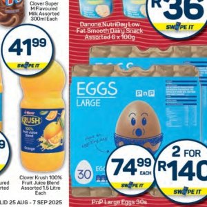 Eggs at Pick n Pay Hyper