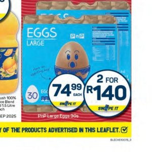 Eggs at Pick n Pay Hyper