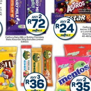 Chocolate at Pick n Pay Hyper