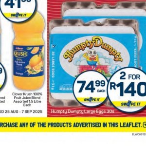 Eggs at Pick n Pay Hyper