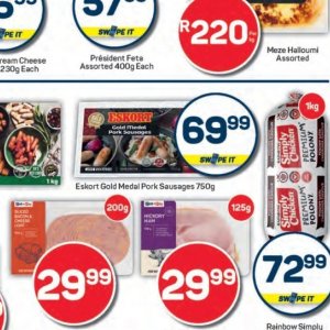 Sausages at Pick n Pay Hyper