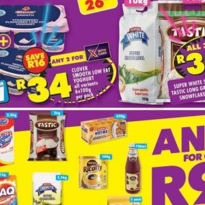 Yoghurt at Shoprite