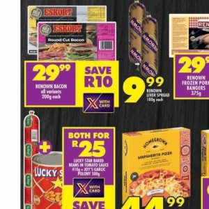 Bacon at Shoprite
