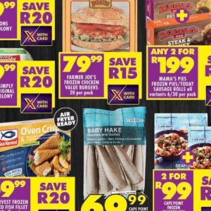 Burgers at Shoprite