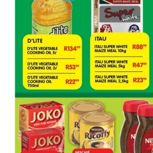 Olive oil at Shoprite
