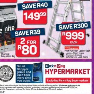 Ladder at Pick n Pay Hyper