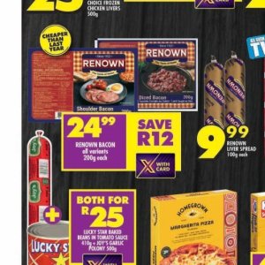 Bacon at Shoprite