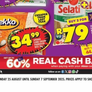 Rice at Shoprite