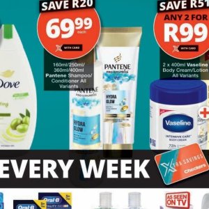 Shampoo at Checkers