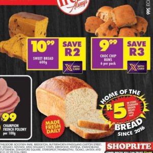 Buns at Shoprite