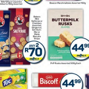 Biscuits at Pick n Pay Hyper