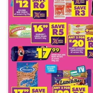 Biscuits at Shoprite