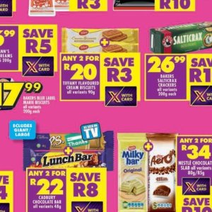 Biscuits at Shoprite