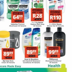 Shower gel garnier  at Checkers