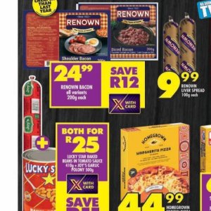 Bacon at Shoprite